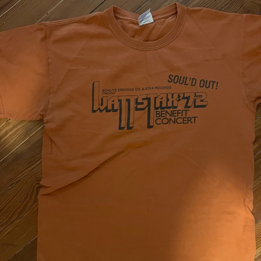 Wattstax burnt orange t-shirt